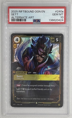 #ad 2025 Riftbound OGN EN Sett #240a Alternate Art PSA 10 Gem Mint 🌶️🥵 $179.99