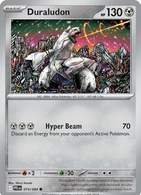 Duraludon 074/094 - Phantasmal Flames Reverse Holo - NM