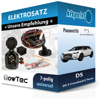 Towtec E-Satz 7Polig Universell Passend für DS 3 Crossback E-Tense NEU