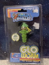 New World's Smallest GLO WORM Toy Miniature Retro Mini Light up Glow Worm Hasbro