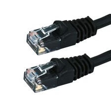 Monoprice Ethernet Cable,Cat 5e,Black,3 ft. 2132 Monoprice 2132 646791370375