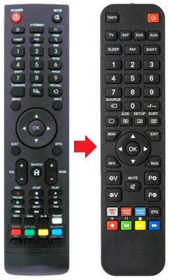 Fernbedienung geeignet für AMIKO MINI-HD-RE | MINIHDRE | NEO-COMBO-SE