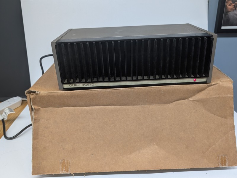 Quad 405-2 HiFi Separate Home AV Stereo Power Amplifier Boxed