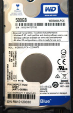 WD WD5000LPCX 726235-003 (WXQ1) Malaysia 500gb 2.5" Sata HDD