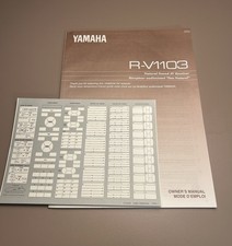 GENUINE Yamaha R-V1103 Receiver Owners Manual...