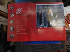 Zakk Wylde Autograph From NAMM 1999 With Gibson Custom Shop Promos In Folder.  .
