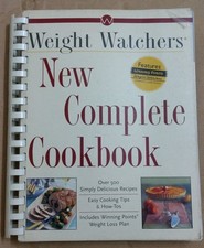 Weight Watchers New Complete Cookbook - plastic comb Weight Watchers Interna...