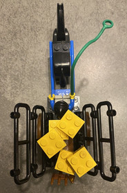 Vintage LEGO Castle: Forestmen-Smuggler's Hayride 1974: All 3 black feathers inc