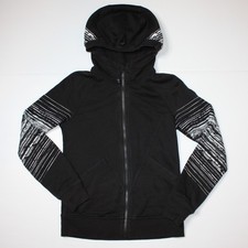 Ivivva by Lululemon Girl's Hoodie Sweatshirt Top in Black Stellar Seeker size 10