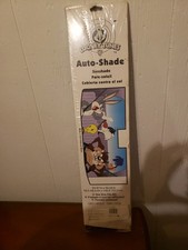 Vtg 1997 Looney Tunes Windshield Sun Shade Axius Bugs Bunny Taz Tweety Car Visor