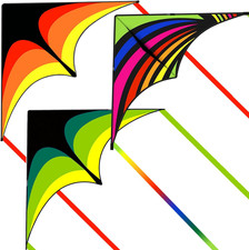 Delta Kite for Kids  Adults, Extremely Easy to Fly Kite for Beach Trip, Best Ki