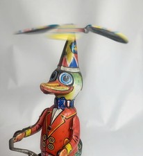 Windup Duck Bike Toy Schylling Collector Series Spinning Top Vintage