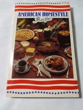 Vintage American Homestyle Cookbook Recipes Small Paperback