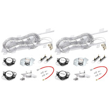 2 Pack 8544771 Dryer Heater Heating Element Fits For Whirlpool Kenmore WP8544771