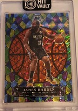 2020-21 Panini Mosaic Stained Glass Prizm Insert James Harden #8 Brooklyn Nets