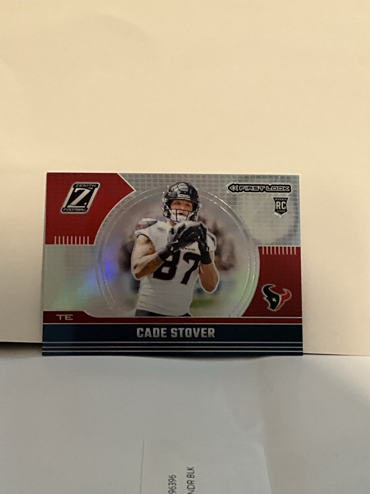 2024 Cade Stover Rookie Card Panini Zenith - First Look  #24 Houston Texans