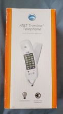 NOS AT T Telephone Corded 13 Number Memory Phone Lighted Keypad Trimline 210 NEW
