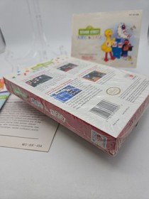 Sesame Street ABC & 123 - Nintendo NES (Complete in Box) CIB W/ INSERTS & POSTER