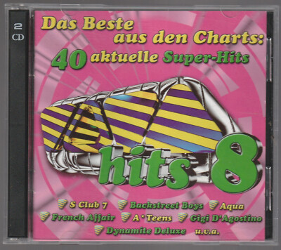 Viva Hits - 8 - Das Beste aus den Charts: 40 Super Hits - 2 CD's - PortoReduzier