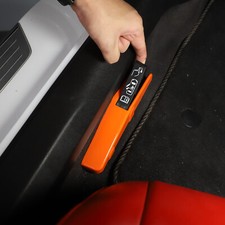 Cubierta de botón de interruptor mecánico de puerta naranja moldura de estilo para Corvette C8 2020-24