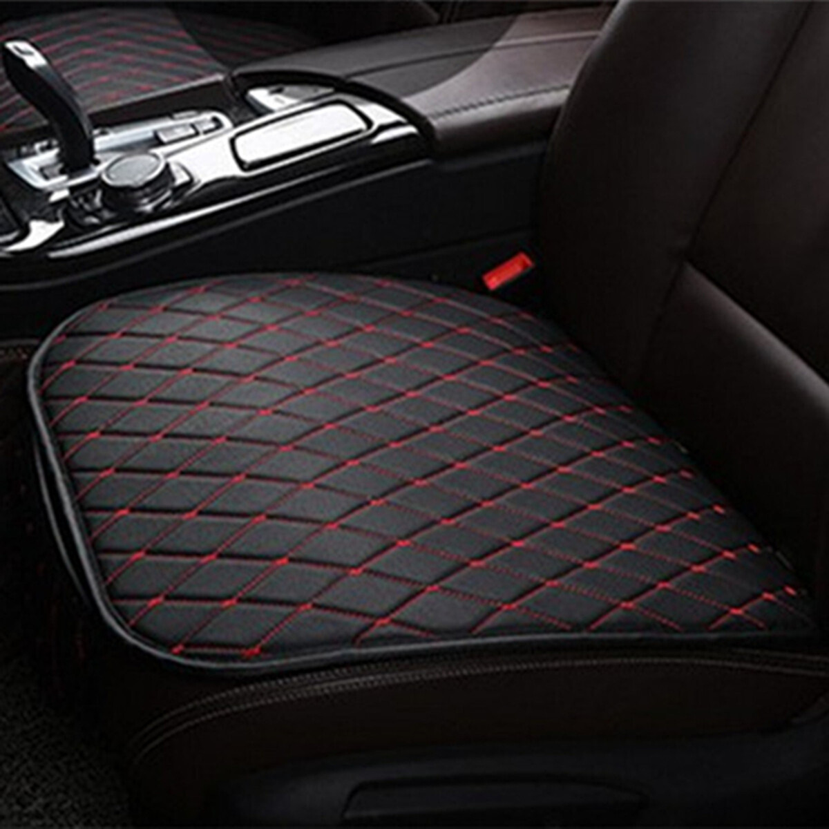 Car Front Seat Cover PU Leather Breathable Pad Chair Cushion Four Season Protect