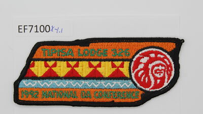 Boy Scout OA Flap Tipisa Lodge 326 1992 NOAC X-1.1