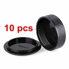 10x Camera Body Front Cap + Rear Lens Cap Set for Leica L39 M39 39mm Screw Mount