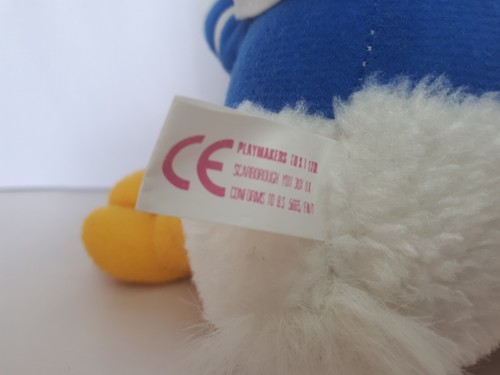 Vintage Playmakers Donald Duck 8" Plush - Kids Soft Young Donald Stuffed Animal - Picture 13 of 13