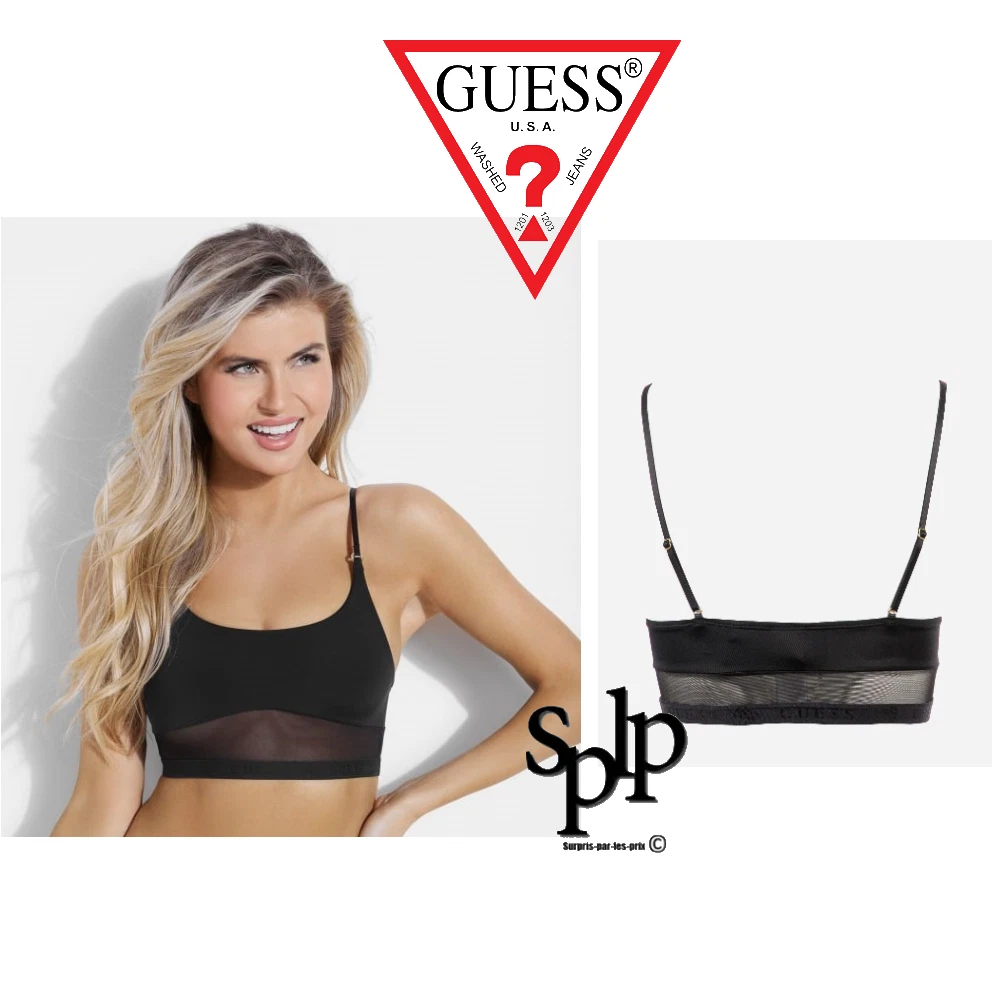 GUESS Bra Black T.S (Fits to A Boobs 85) Value New