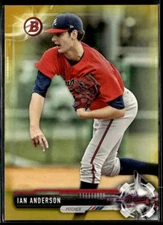 2017 Bowman Draft #BD-156 Ian Anderson Gold #/50 HS