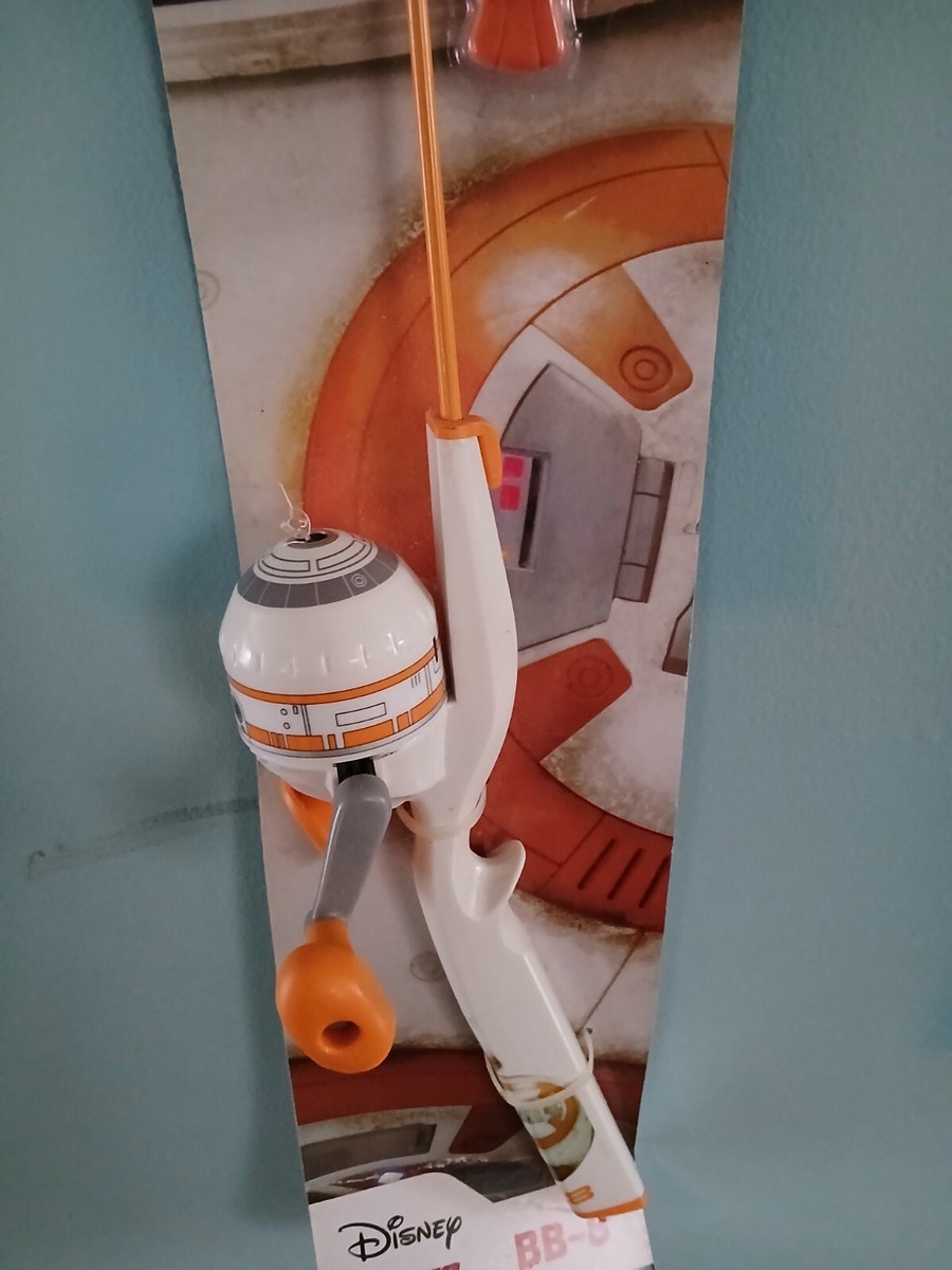 ZEBCO STAR WARS BB-8 Kids Fishing Rod, Reel & Plug for Kids 3+ NIP