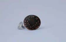 10 Sewing-Free Rust-Free Jeans Buttons oak Leaves Stars Old Copper 17 MM Spare