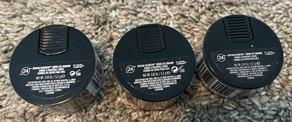 Set Of 3 New Revlon Colorstay Creme Eyeshadow 725 Honey, 745 Cherry Blossom, 755 - Image 2 of 2