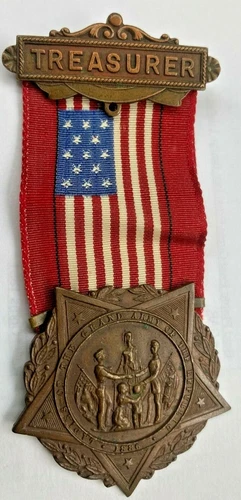 Ladies of the GAR Department Treasurer Badge