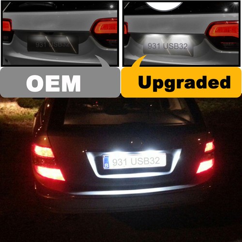 Error Free LED Canbus License Plate Light Bulb Tag Lamps For BMW E90 E92 E60 E61 - Picture 4 of 9