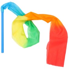 Children"s Dance Ribbons Wand Streamers Fitness Supplies US