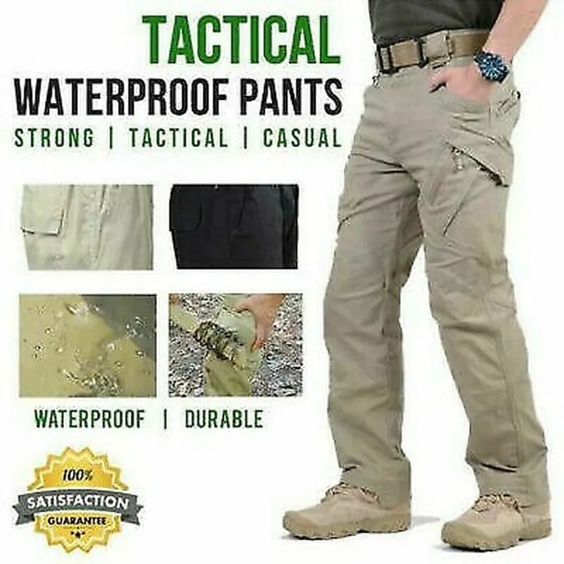 Movable hijack Dictatorship Soldier Tactical Waterproof Pants Mens Cargo Casual Pants Combat Hiking  Outdoor | eBay