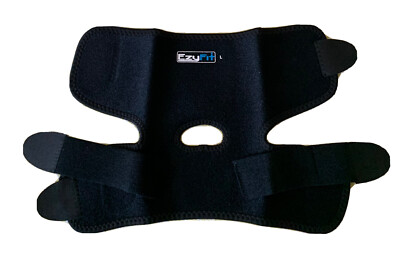 EzyFit Ankle Support Brace Adjustable Thick Neoprene Open Heel Large