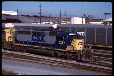 Original Rail Slide - CSXT 8352 Tampa FL 11-15-1998 | eBay