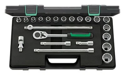 Stahlwille Steckschlüssel-Garnitur 1/2" 22tlg. 50/16/6 KN - Bild 1 von 2