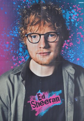 ED SHEERAN - A2 Poster (XL - 42x55cm) - Clippings Star Sammlung German Magazine