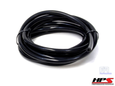 HPS 9.5mm Full Silicone Coolant Air Vacuum Hose Line Pipe Tube x 10 Feet Black