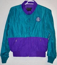 Vintage 90s Arctic Cat Arcticwear Color Block Nylon Windbreaker Jacket Adult L