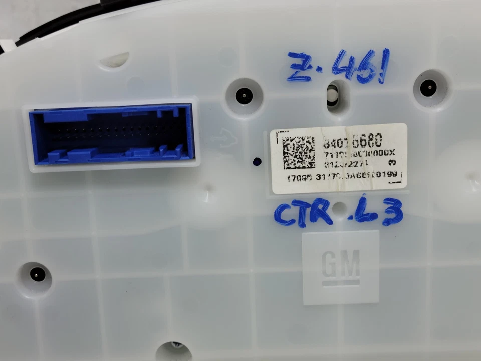 Chevrolet Colorado 2017 velocímetro clúster Speedo KPH OEM 84076680 Foto 4 de 4