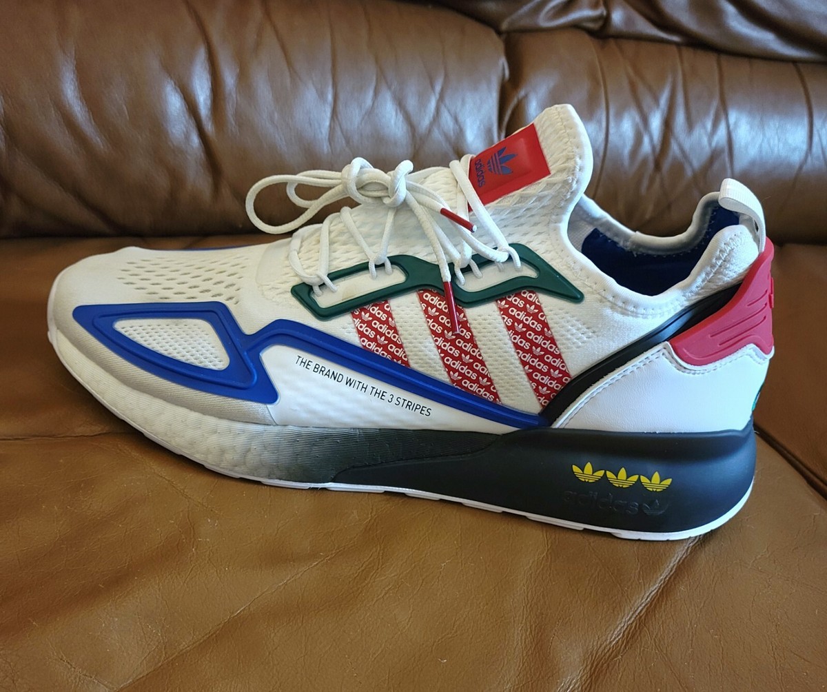Men's 2020 Adidas ZX 2K Boost Logo Print Size 11.5 | eBay