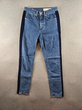 Rag  Bone Women's High Rize Mazie Jean Dark Double Indigo Sz 25 W2548K520DBI