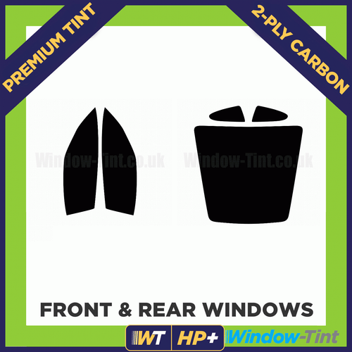 For Chevrolet Corvette Coupe 2014+ Carbon Pre Cut Window Tint Full 2-ply HP+ - Picture 2 of 10