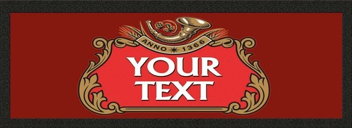 PROFESSIONAL PERSONALISED BAR RUNNERS - hotel cafe menu sign fun Christmas Gift - Picture 26 of 44