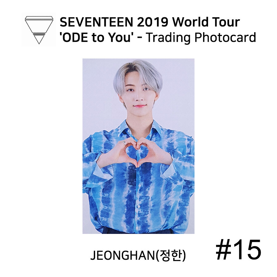 SEVENTEEN 2019 World Tour Ode to you Trading Photocard | eBay SEVENTEEN 2019 World Tour Ode to you Trading Photocard | eBay