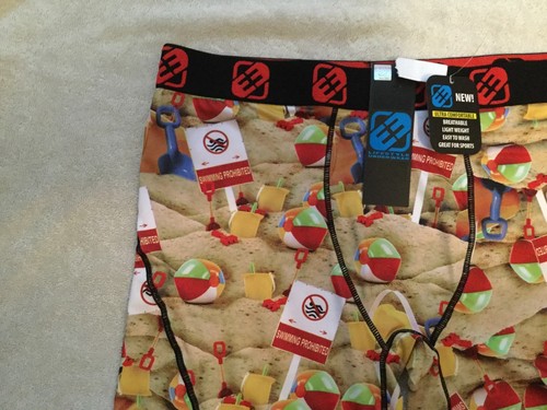 NWT FREEGUN LIGHT WEIGHT BREATHABLE RED BLUE BALLS BOXER BRIEFS MEN'S SIZE LARGE - Picture 2 of 12